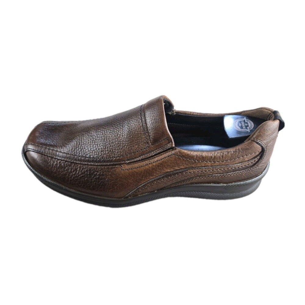SAS Cruise On Loafers Shoes Men Sz 11N Brown Pebbled Leather Comfort Walk Work